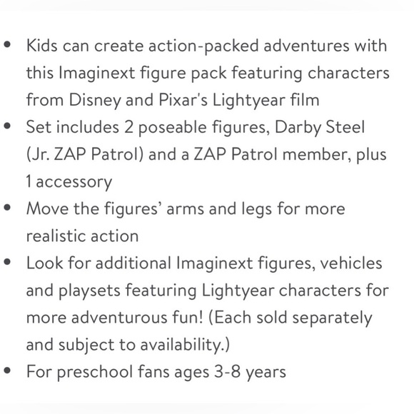 💋 New Disney and Imaginext Figure Sets, (3) SETS of 3-Piece Preschool Toys - Picture 10 of 12